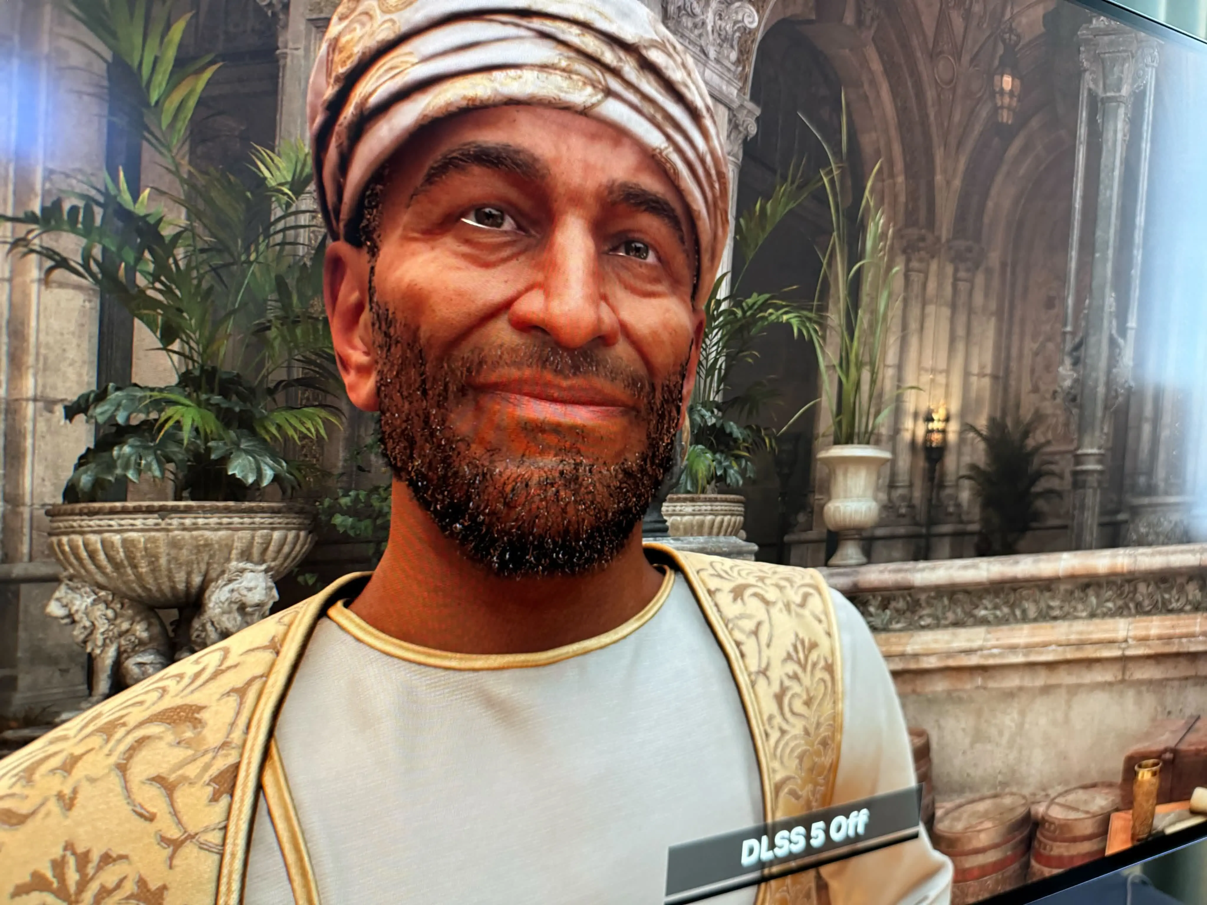 I saw DLSS 5 running across multiple games. It's not a face filter.