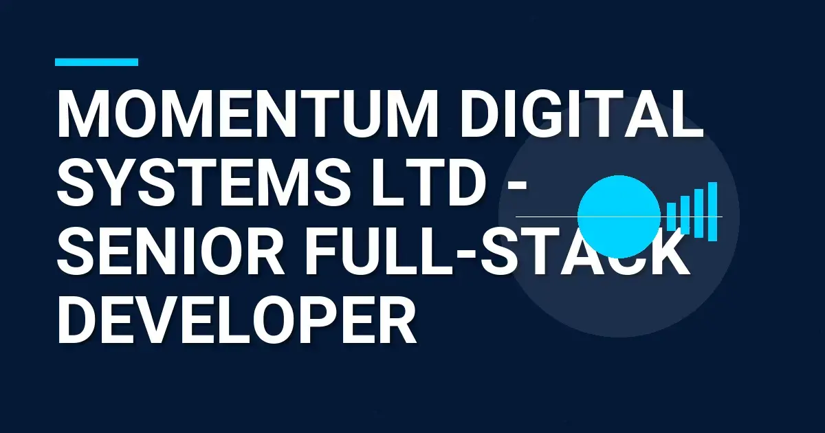 Momentum Digital Systems Ltd - Senior Full-Stack Developer