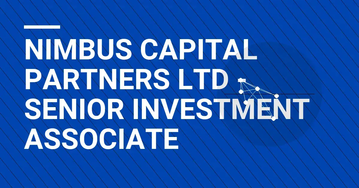 Nimbus Capital Partners Ltd - Senior Investment Associate