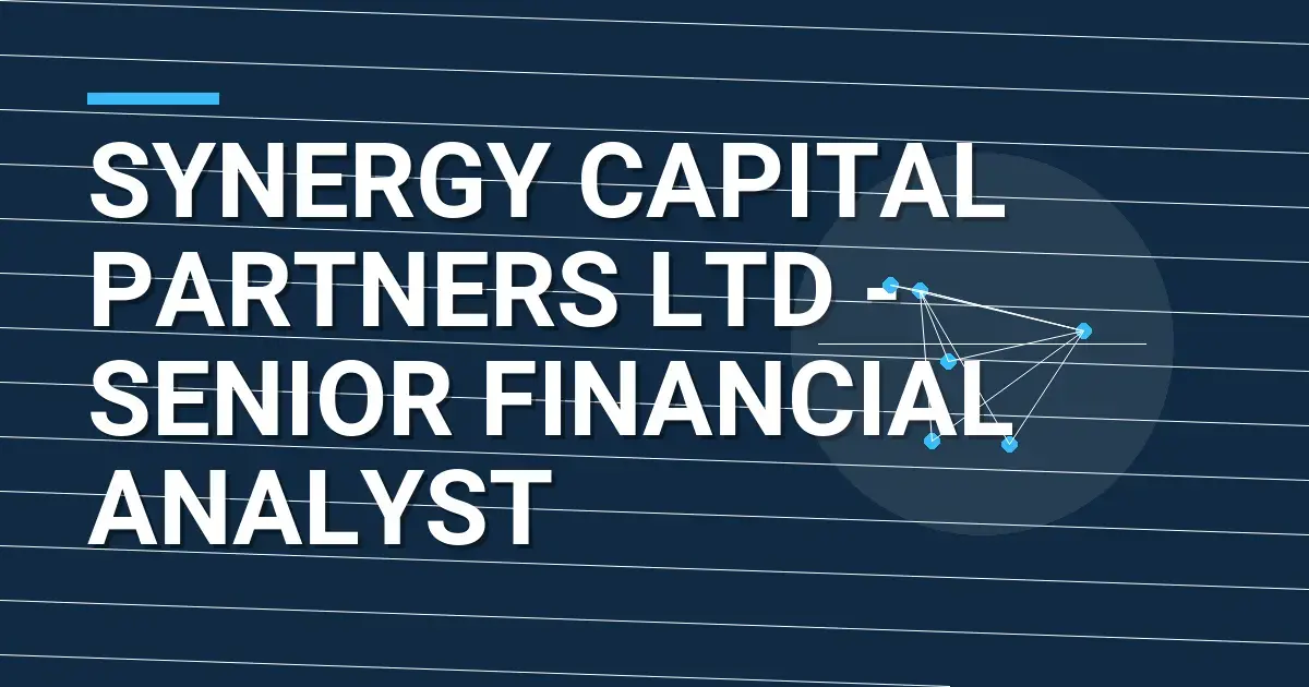 Synergy Capital Partners Ltd - Senior Financial Analyst